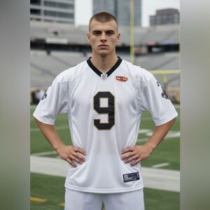 Drew Brees New Orleans Saints #9 Reebok On-Field NFL Jersey White | Size 52